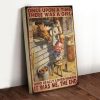 Vintage Once Upon A Time There Was A Girl Who Really Loved Horses Farmer Farming Village Farm Canvas Poster