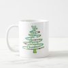 We Wish You A Merry Christmas Tree White Mug