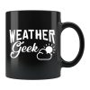 Weather Geek Beauty Sunny Cloud Day Simple Black Mug