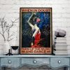 When In Doubt Turn Up The Music And Dance Red Dress Woman Canvas Poster