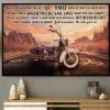 While On This Ride Called Life You Have To Take The Good With The Bad Motorcycle On The Road Canvas Poster