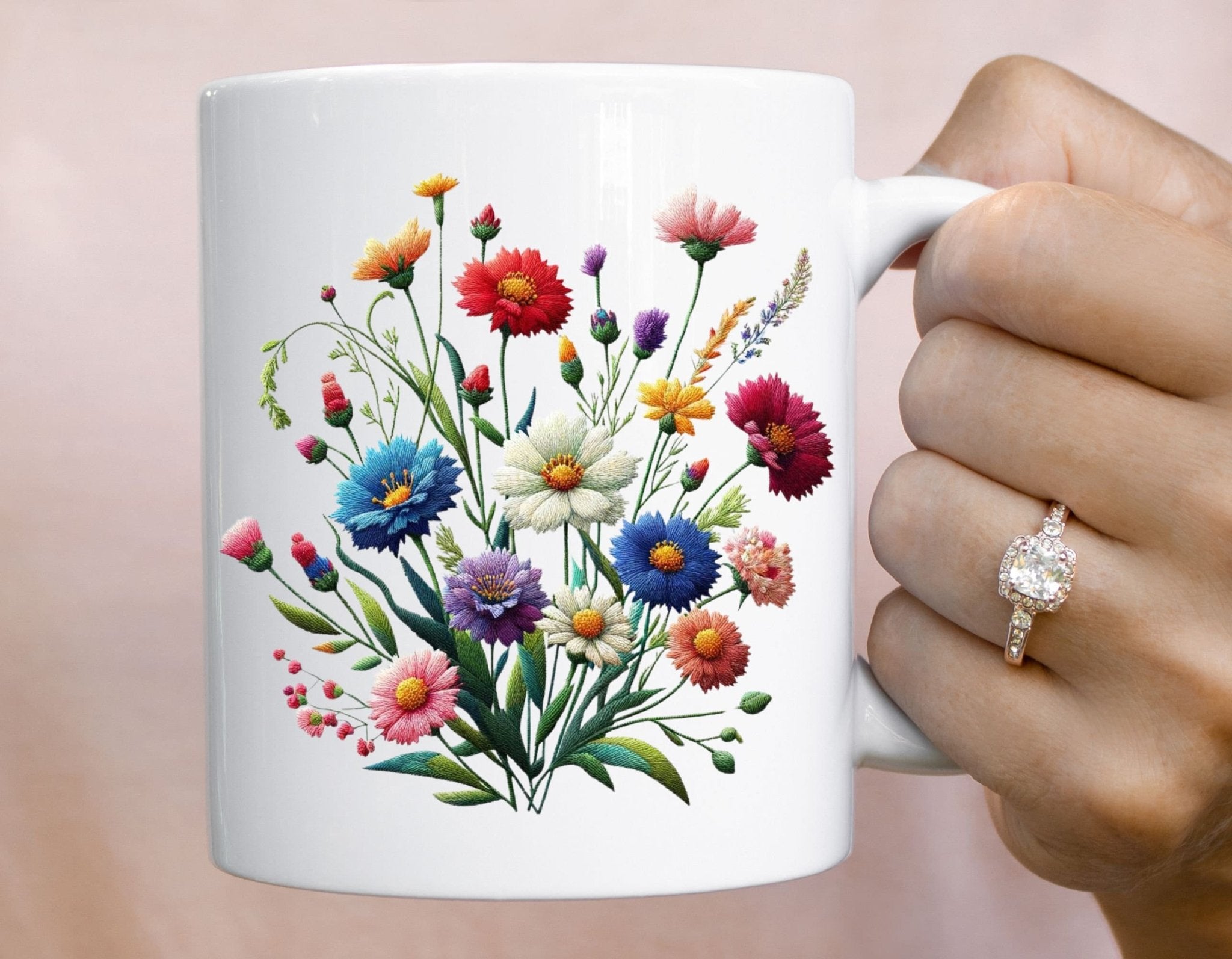 Wildflower Mug, Flower coffee mug, floral botanical plant, gift for mom, girlfriend, nature lover cup, wild flowers tee, mothers day present Wildflower Mug, Flower coffee mug, floral botanical plant, gift for mom, girlfriend, nature lover cup, wild flowers tee, mothers day present