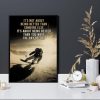Winter Snow Skiing It’s Not About Being Better Than Someone Else Life Style Quote Canvas Poster