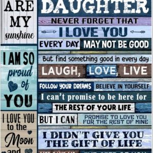 You Are My Sunshine Daughter I Love You Gift From Mom Family Proud Vintage Canvas Poster