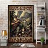 You Don’t Stop Riding When You Get Old You Get Old When You Stop Riding Grandpa Riding Motorcycle Mountain Canvas Poster