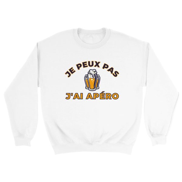 Sweat Apero Je peux pas j’ai apero