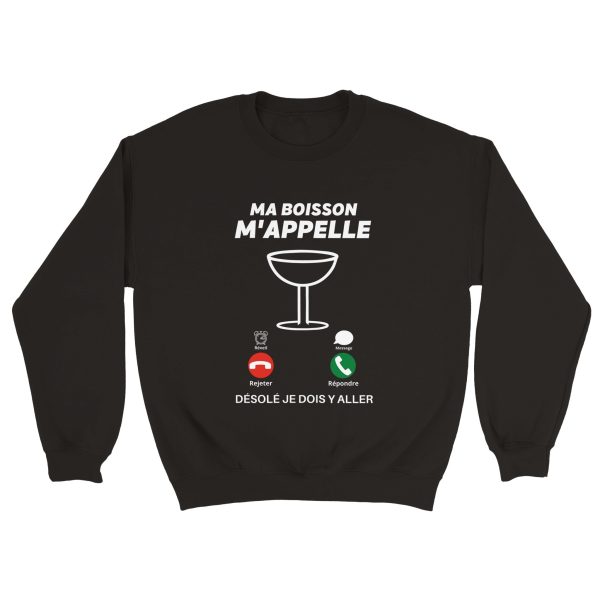Sweat Apero Ma boisson m’appelle