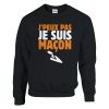 Sweat BTP J’peux je suis macon