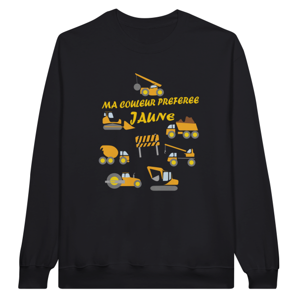 Sweat BTP Ma couleur preferee jaune