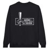 Sweat Biere Biere qui coule amasse la mousse