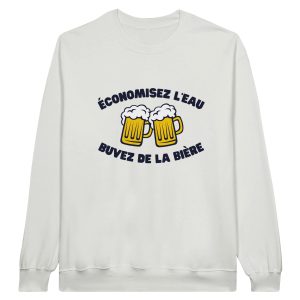 Sweat Biere Economisez l’eau buvez de la biere