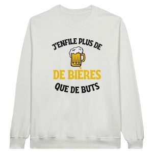 Sweat Biere J’enfile plus de biere que de buts