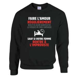 Sweat EVG Faire L’Amour regulierement