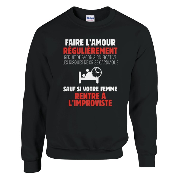 Sweat EVG Faire L’Amour regulierement