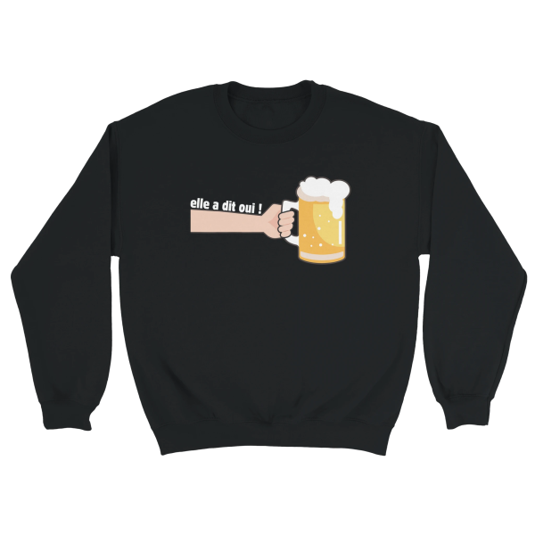 Sweat EVJF Elle a dit oui !