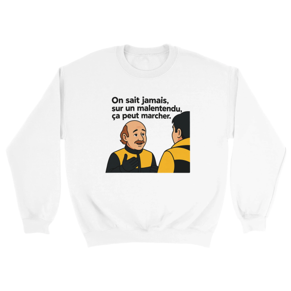 Sweat Film On sait jamais, sur un malentendu, ca peut marcher