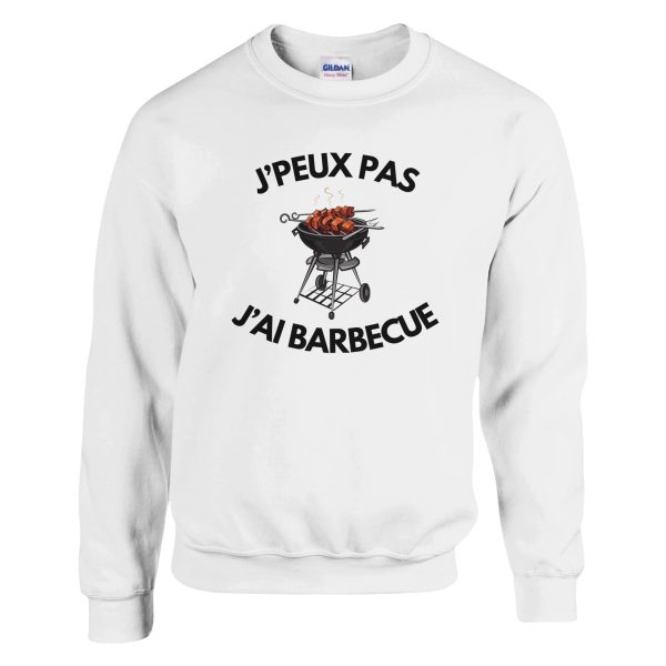 Sweat Je peux pas j’ai barbecue
