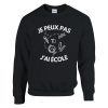 Sweat Je peux pas j’ai ecole
