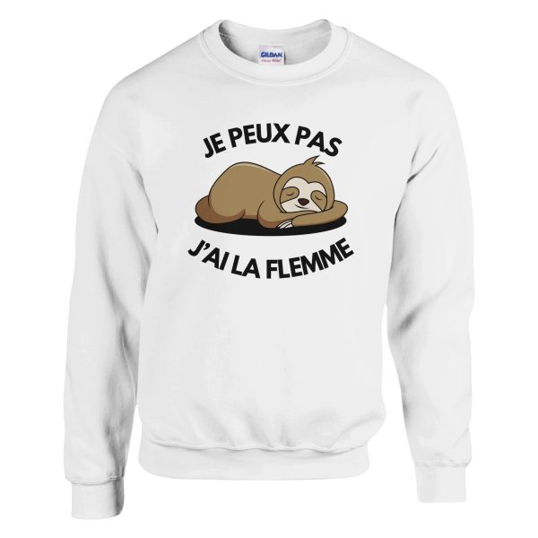 Sweat Je peux pas j’ai la flemme