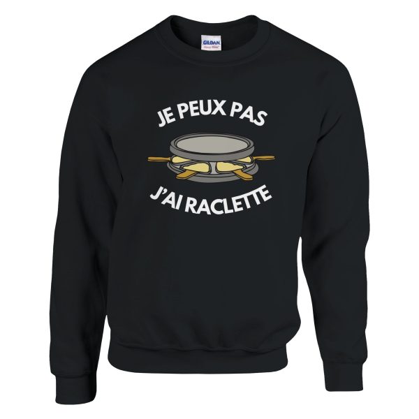Sweat Je peux pas j’ai raclette