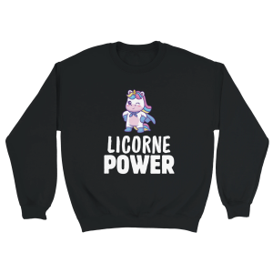 Sweat Licorne Licorne Power