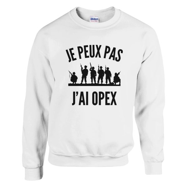 Sweat Militaire Je peux pas j’ai opex