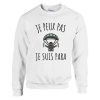 Sweat Militaire Je peux pas je suis para