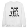 Sweat Motard Je suis polygame