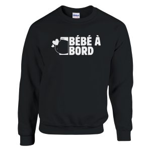 Sweat annonce grossesse Bebe a bord