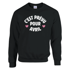 Sweat annonce grossesse C’est prevu pour Avril