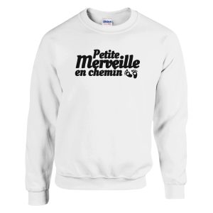Sweat annonce grossesse Petite merveille en chemin Sweat annonce grossesse Petite merveille en chemin
