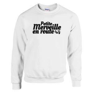 Sweat annonce grossesse Petite merveille en route Sweat annonce grossesse Petite merveille en route