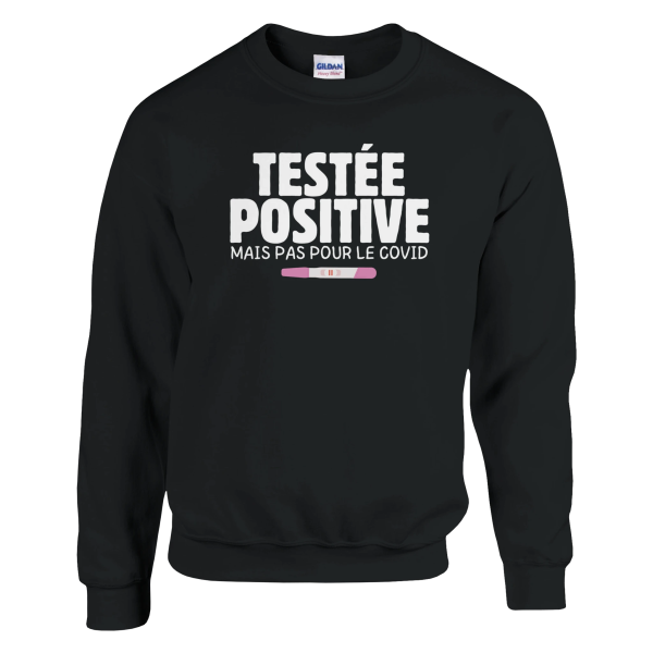 Sweat annonce grossesse Testee positive mais pas pour le covid