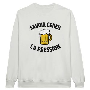 Sweat biere Savoir gerer la pression
