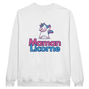 Sweat maman Maman licorne Sweat maman Maman licorne