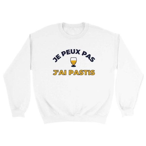 Sweat pastis Je peux pas j’ai pastis