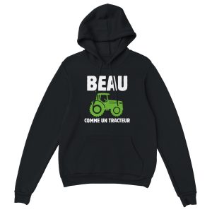 Sweat a capuche Agriculteur Beau comme un tracteur