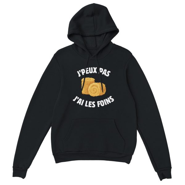 Sweat a capuche Agriculteur J’peux pas j’ai les foins