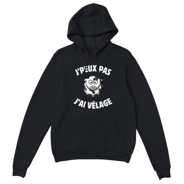 Sweat a capuche Agriculteur J’peux pas j’ai velage