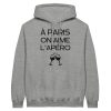 Sweat a capuche Apero A Paris on aime l&rsquo;apero