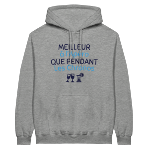 Sweat a capuche Apero Meilleur a l’apero que pendant les chronos