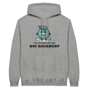 Sweat a capuche Apero j’ai les dents du fond qui baignent