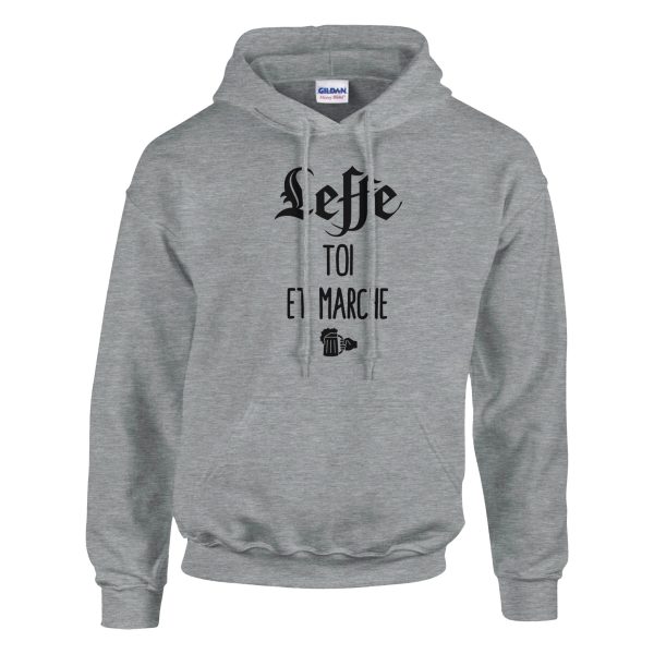 Sweat a capuche Biere Leffe Toi et Marche