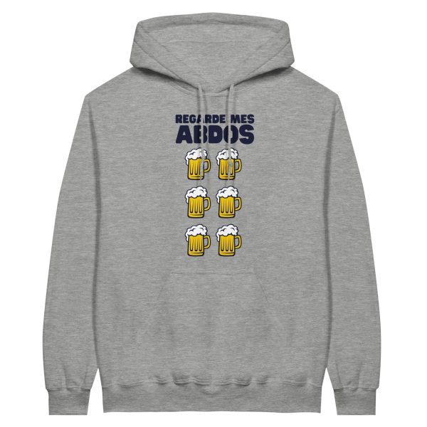 Sweat a capuche Biere Regarder mes abdos