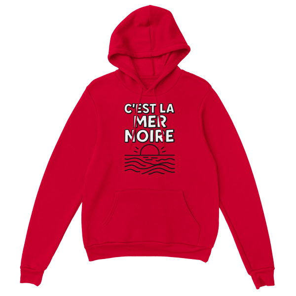 Sweat a capuche C’est la mer noire