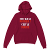 Sweat a capuche EVG C’est qui le patron  c’est le marie