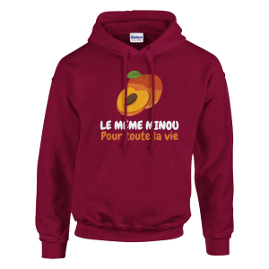 Sweat a capuche EVG Le meme minou pour toute la vie Sweat a capuche EVG Le meme minou pour toute la vie