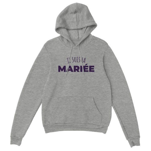 Sweat a capuche EVJF Je suis la mariee
