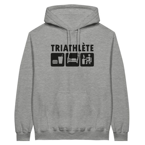 Sweat a capuche Geek Triathlete
