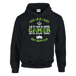 Sweat a capuche Geek Voil� a quoi le plus grand gamer de tout les temps ressemble Sweat a capuche Geek Voil� a quoi le plus grand gamer de tout les temps ressemble